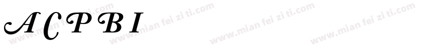 Adobe Caslon Pro Bold Italic字体转换